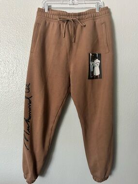 Shoe Palace x Muhammad Ali Brown Fleece Joggers Men's XL